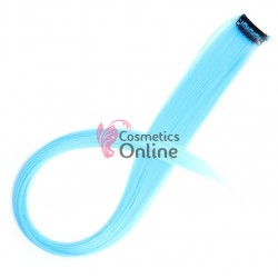 Extensie de par suvita simpla dreapta Vigurous de 50 cm cu clips SUV105 - Albastru deschis